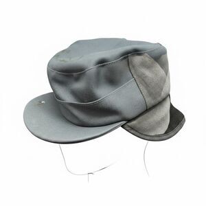 Vintage Union Made Military Militia Field Cap Hat Dark Gray 58 Cm 7 1/4